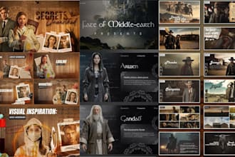 design a professional film and TV pitch deck that attracts investors