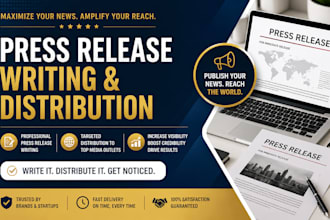 do press release distribution and press release writing publish press release
