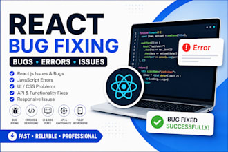 fix react bugs, errors, and issues in your website