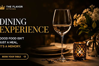 design premium restaurant social media posts and food adds