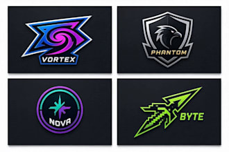design professional gaming, twitch and youtube channel logo