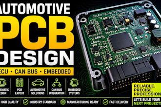 design automotive pcb, ecu design, can bus pcb, embedded pcb, rf pcb layout