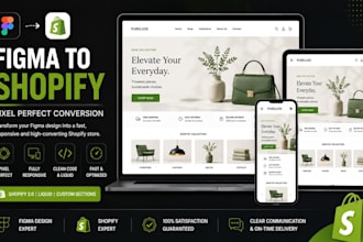convert figma to shopify with pixel perfect development