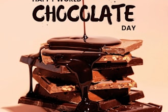 make this logo for chocolate lovers