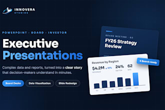 turn your data into an executive board presentation