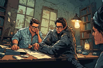 create your comic book page and illustration