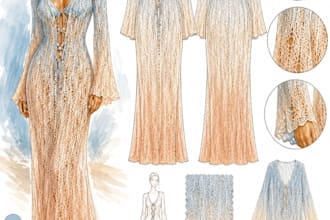 create fashion illustrations for women and kids