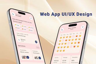 design mobile app ui ux, figma website ui ux design