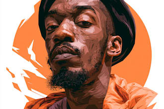 draw gta style vector cartoon portrait from your photo