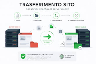 trasferisco il tuo sito web su un nuovo hosting in modo sicuro e senza downtime