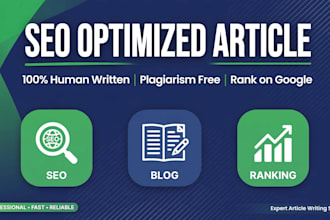 write SEO optimized human written article, blog post