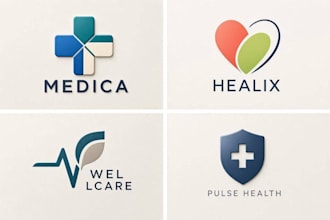 design modern medical and healthcare logo