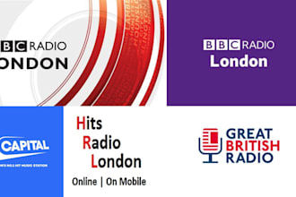 professionally airplay and broadcast your song on london radio