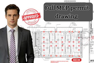 design mep permit drawings for residential and commercial projects in ca, tx, ny