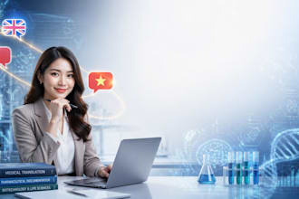 accurately translate medical, biotech, and technical documents to vietnamese