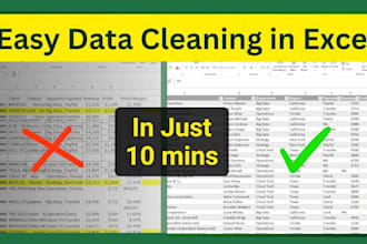 do excel data cleaning and formatting