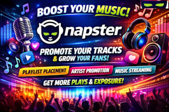 do napster promotion, music promotion and napster marketing