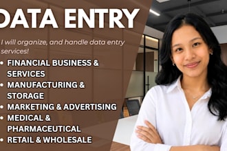 accurately enter, and organize the datas of your company