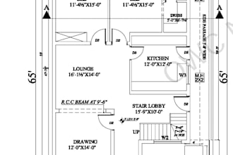 be your architect for drawings in autocad