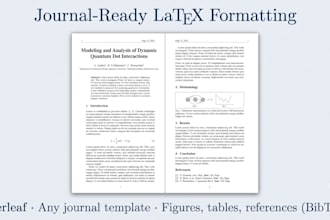 edit and format your research paper for journal submission