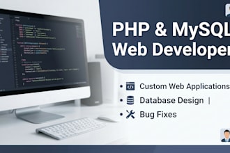 build responsive PHP mysql website or custom web application