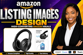 do amazon product listing images design pictures infographics main image editing