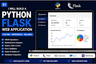 build a professional python flask web application
