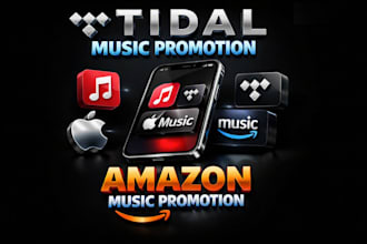 do tidal music promotion apple music promotion amazon music