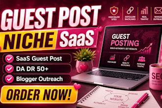 publish saas guest posts for backlinks with blogger outreach