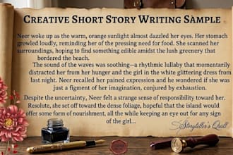 write any story beautifully