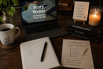 write original mystery, horror, romance, thriller, and drama