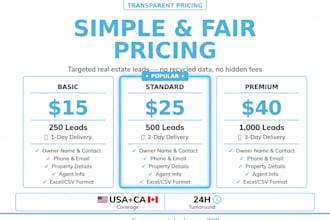 do divorce, off market properties, vacant land, probate, etc