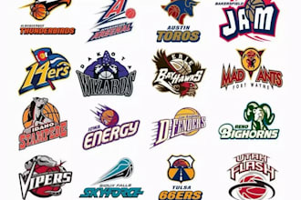 create a sports brand identity including logo and apparel
