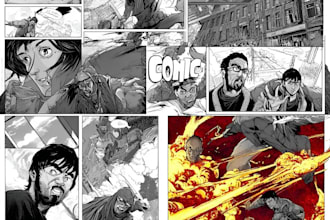 create comic book art