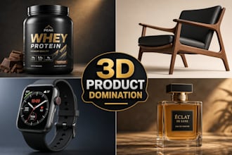 create photorealistic ai staged 3d product renders for amazon and shopify