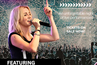 design eye catching music concert event poster flyer