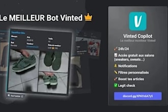 build discord vinted bot, vinted label bot, vinted scalping bot, monitor bot