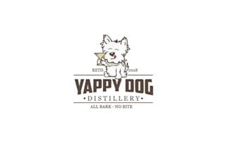 design unique dog distillery logo