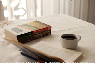 write custom urdu poetry, nazam, and ghazal for any ocassion