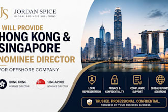 provide hong kong and singapore nominee director for offshore company