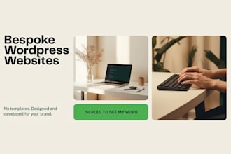 design and create a wordpress site