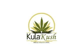 design cannabis marijuana strain logo