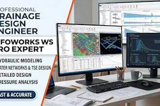 do tse design and hydraulic modeling on infoworks ws pro for water networks