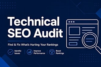 do a technical SEO audit and fix critical website errors