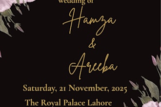 design elegant wedding and event invitation cards in canva