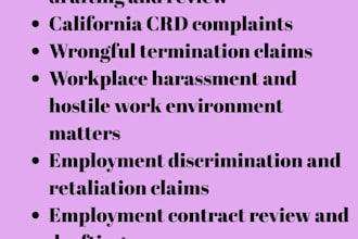 california employment lawyer for wrongful termination, eeoc, ada, fmla,civil law
