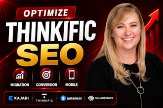 optimize thinkific website SEO course migration conversion mobile performance