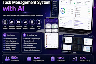 build ai employee monitoring and task management software