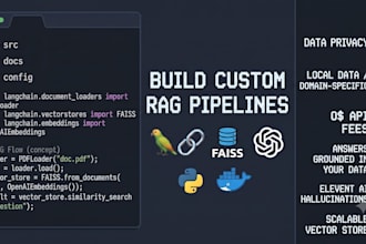 build and optimize custom rag pipelines and llm workflows
