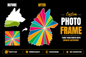design custom fillable  frames for canva, powerpoint, figma and adobe tools